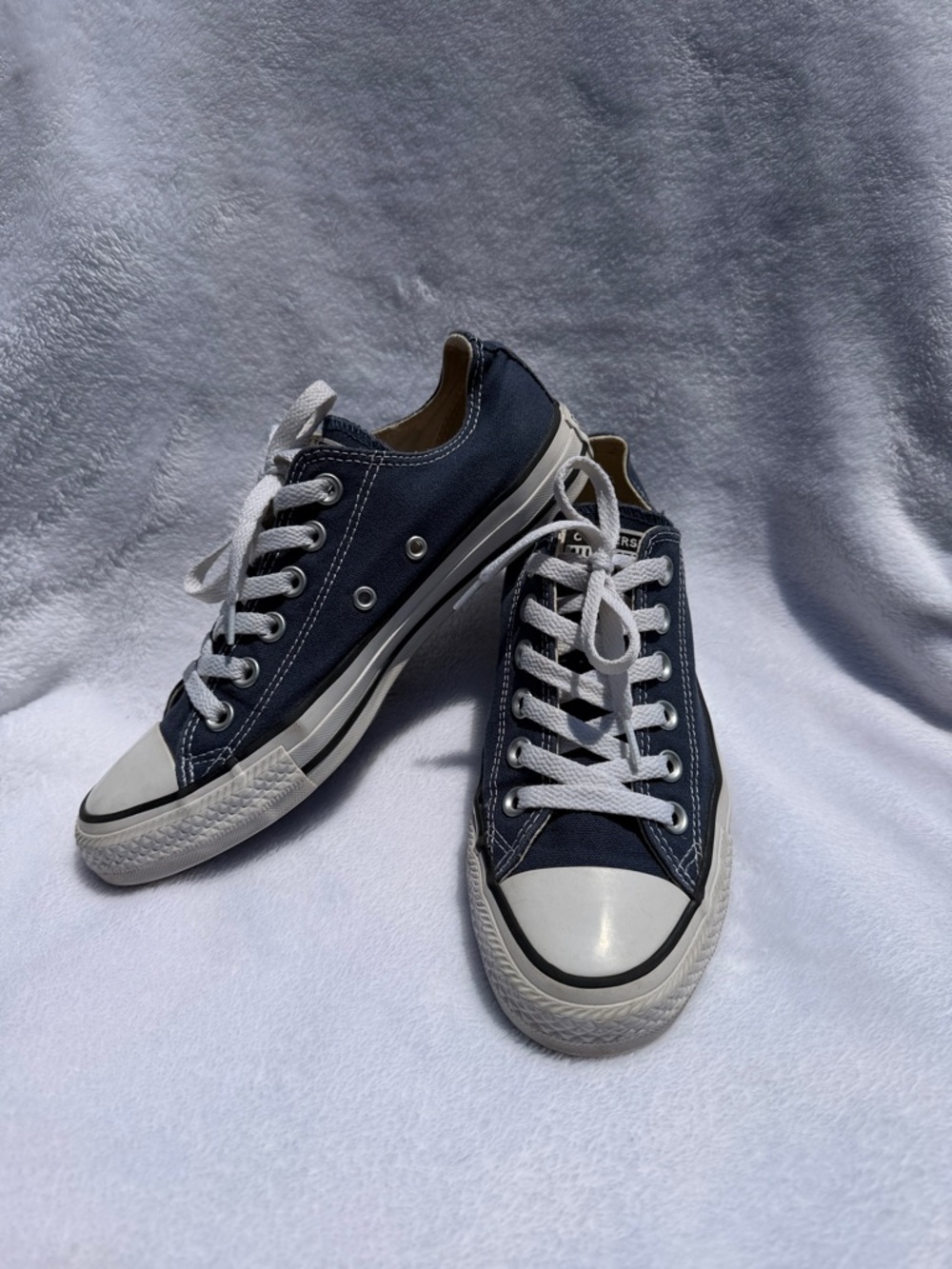 Converse Navy Blue Canvas Sneakers